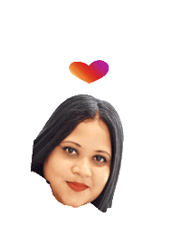 Sreeparna Sticker by BORN ON INSTAGRAM