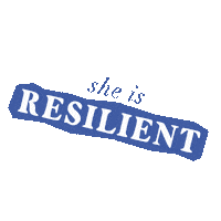 Resilient Sticker by She Is Conference