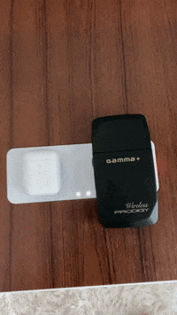 GammaStylecraft wireless prodigy shaver wireless charging shaver gamma wireless prodigy GIF