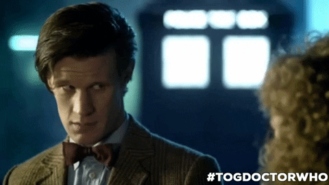 Shocked Doctor Who GIF by Temple Of Geek