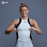 Maria Sakkari Heart GIF by WTA