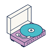 Record Player Dance Sticker by AvantStay