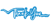 Thanks Thank You Sticker by westeggpress