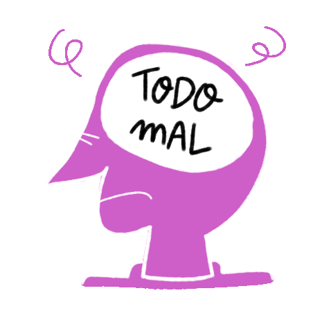 head mal Sticker by Omar Janaan