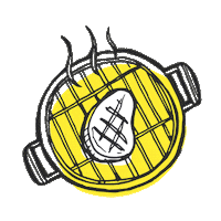 Bbq Steak Sticker by Just Spices