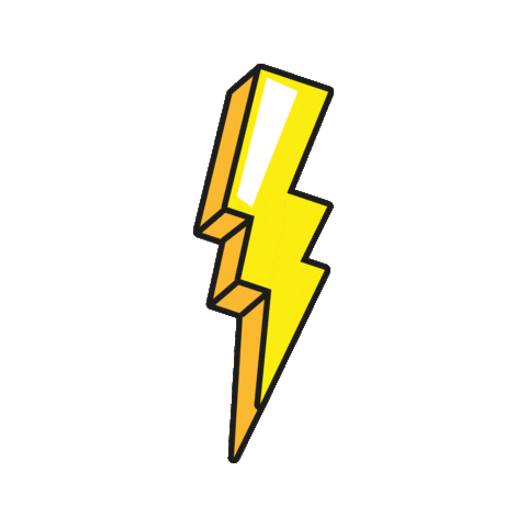 puntotecdesign giphyupload thunder thunderup thunderbolt Sticker
