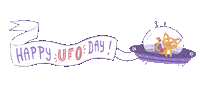 cat flying Sticker by Bare Tree Media