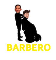 calikings arte beard barber will smith Sticker