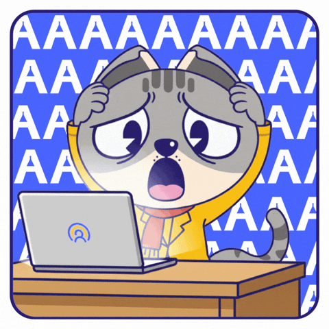 Tired Cat GIF by KOL.ID