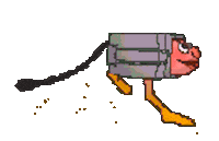 Animation Run Sticker