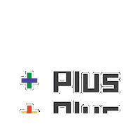 PLUSPLUSPLUS plus plusplusplus gastrobaras pliusai Sticker