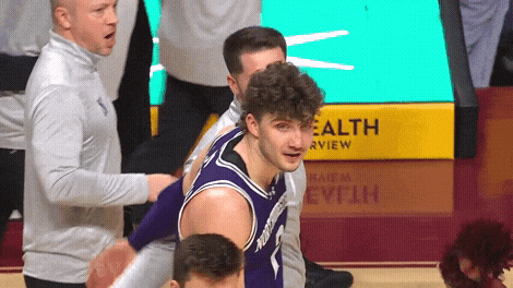 College Basketball Wildcats GIF by Northwestern Athletics