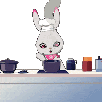 Smoke Cooking Sticker by Fluffey