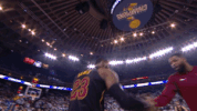 lebron james handshake GIF by NBA