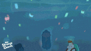 Reading Swimming GIF by Ludo Studio