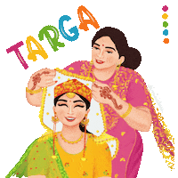 Wedding Kashmir Sticker