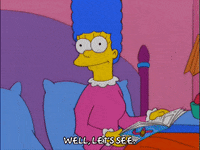 pondering marge simpson GIF