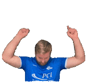 kvBlauwWit bw kloetinge blauw wit kloetinge blauw wit Sticker