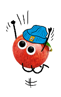 Mutze Frucht Sticker by Freche Freunde