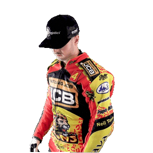 Luke Becker Sticker by Leicester Lions Speedway