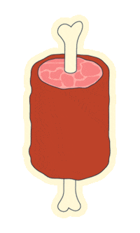 Hungry Feed Me Sticker