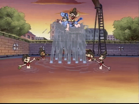 hey arnold nicksplat GIF