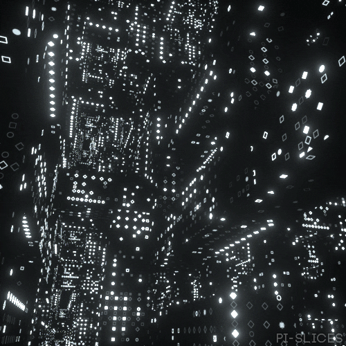 Black And White Art GIF by Pi-Slices