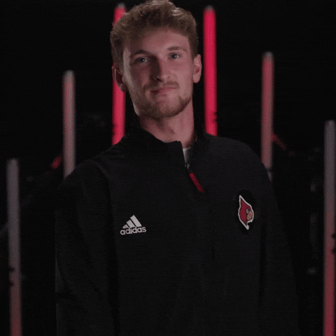 Diving Go Cards GIF by Louisville Cardinals