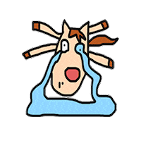 Sad Cry Sticker