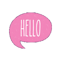 Hello Sticker by mazzicreates