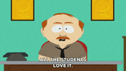 phone desk GIF by South Park 