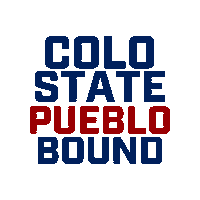 CSUPuebloAdmissions colorado state university thunderwolves csu pueblo colorado state university pueblo Sticker