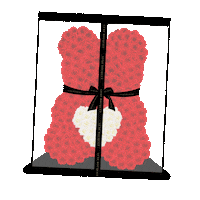 Rose Bear Sticker by Luxe Bouquet
