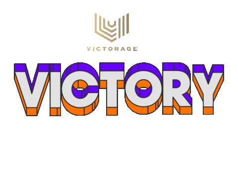 Winner Victory Sticker by Victorage Inc