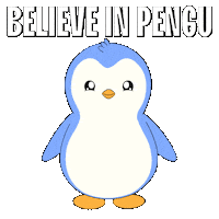 Believe Sticker by Pudgy Penguins