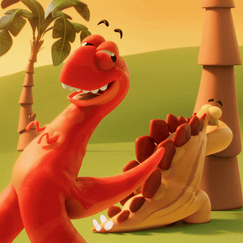 Searching Hide And Seek GIF by Claynosaurz