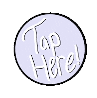 painteddreamsco aesthetic purple tap words Sticker