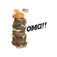 Burger Omg Sticker by EGDINER