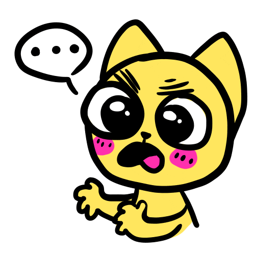 angry cat Sticker