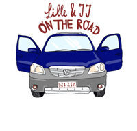 On The Road Australia Sticker by Funcases
