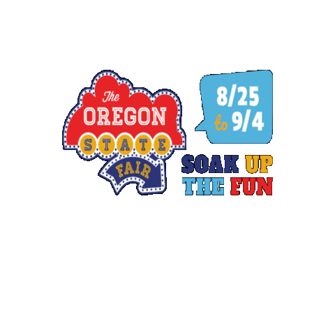 Soakupthefun Sticker by Oregon State Fair