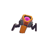 Happy Robot Sticker by mo.co