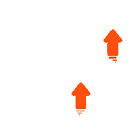Arrows Swipe Up Sticker