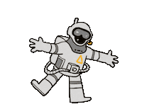 Gamer Spaceman Sticker by Hombre_McSteez