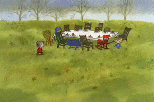 charlie brown thanksgiving GIF by Peanuts