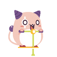 MapleStory happy bounce maplestory pogo stick Sticker