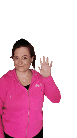 Wave Hello Sticker by Lies van Licht coaching