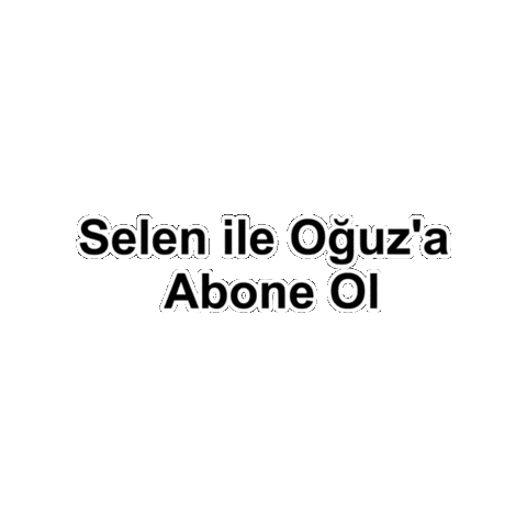 Selen Ile Oğuz Sticker