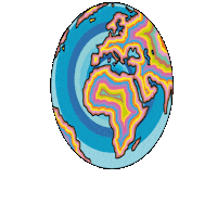 World Welt Sticker
