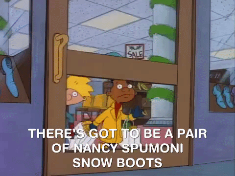 hey arnold nick splat GIF